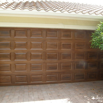 Woodgraining - doors, garage doors