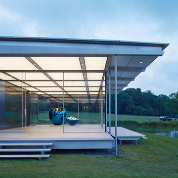 Wormsley Estate Island Pavilion and Bridge