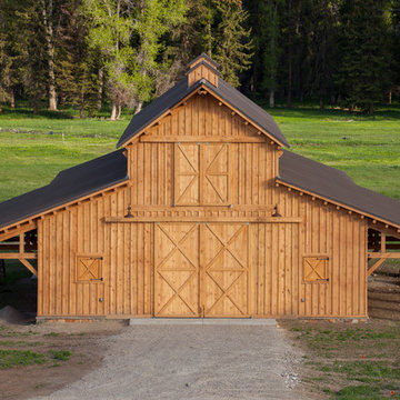Wyoming Horse Barn
