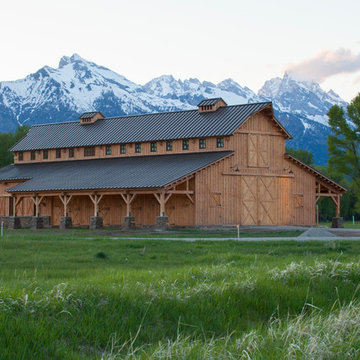 Wyoming Horse Barn