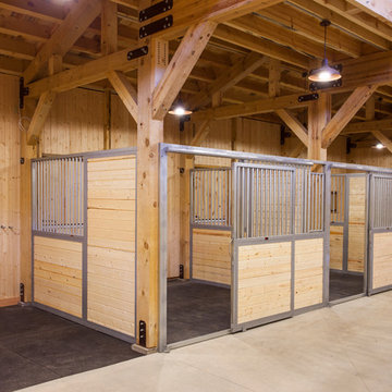 Wyoming Horse Barn