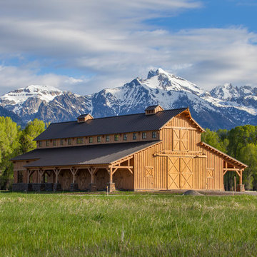 Wyoming Horse Barn
