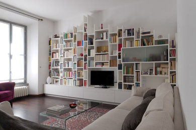 Design ideas for a modern living room in Milan.
