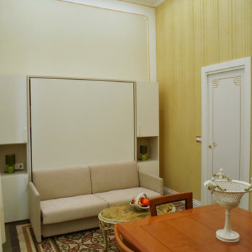 A old flat wiht two rooms reorganized.