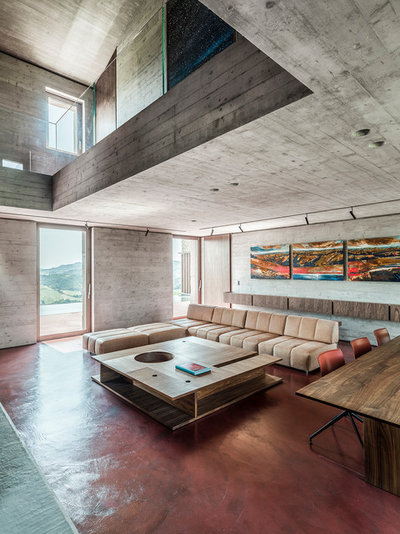 Modern Living Room by GGA gardini gibertini architetti