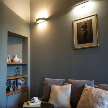 Appartamento elegante con pareti scure | 50 mq.