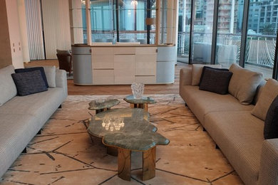 Modern living room in Rome.