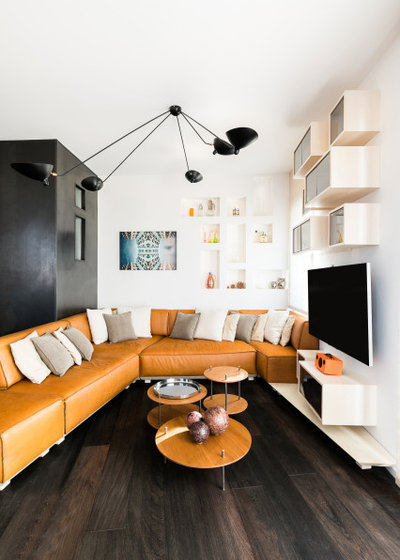 Contemporary Living Room by Edi Solari