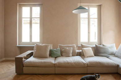Modern living room in Turin.