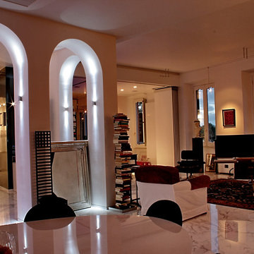 Ara Pacis House | 230 MQ | East living room | Area soggiorno Est