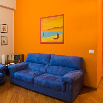 Arancione: una tonalità vivace e luminosa per il soggiorno