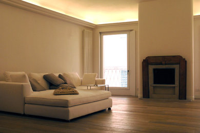 Ispirazione per un grande soggiorno minimalista