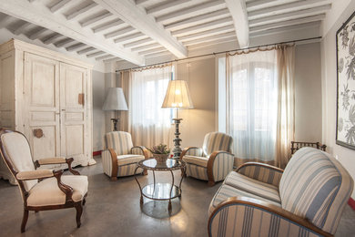 This is an example of a mediterranean living room in Florence.
