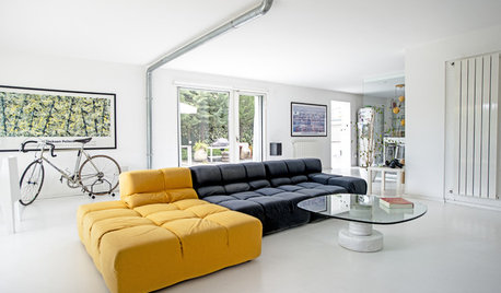 My Houzz: A Garage is Transformed into a Bright Apartment