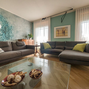 Il colore e l'equilibrio nel recupero di un appartamento milanese