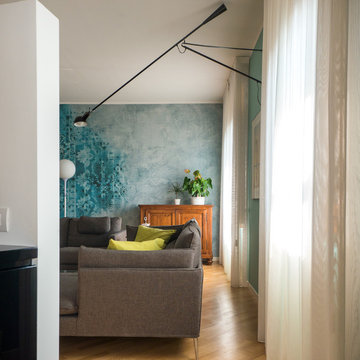Il colore e l'equilibrio nel recupero di un appartamento milanese