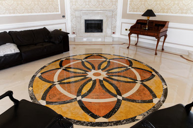 Inlay floor in marble - Pavimenti intarsiati in marmo