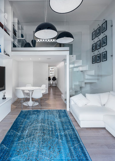 Contemporary Living Room by Studio Fotografico Bozzini Romeiro