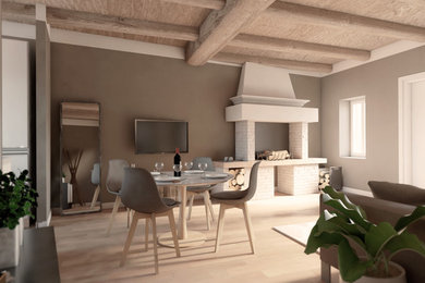 Design ideas for a contemporary living room in Venice.
