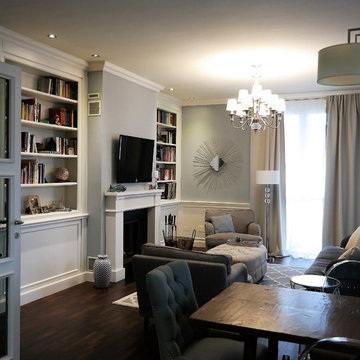 Un appartamento new england style: soggiorno