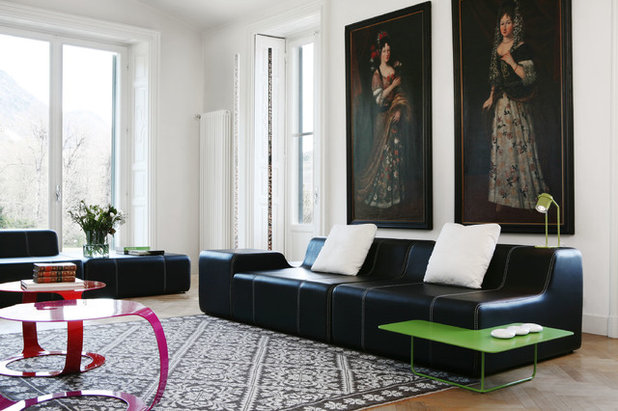 Contemporary Family  Room by Filippo Dell'Orto Interior Design Studio