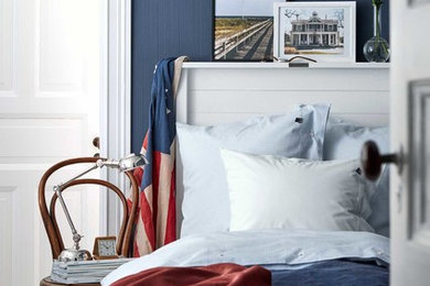 Design ideas for a nautical bedroom in Gothenburg.