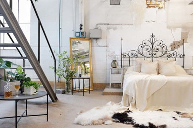 Romantic Industrial - bedroom photoshoot