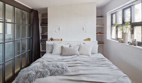 狭い寝室のためのベッドとベッドまわりのアイデア
