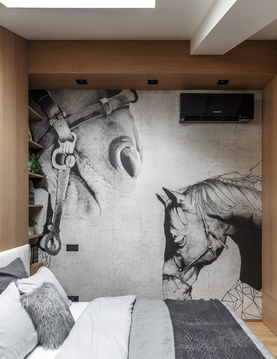 コンテンポラリー 寝室 by Design Rocks