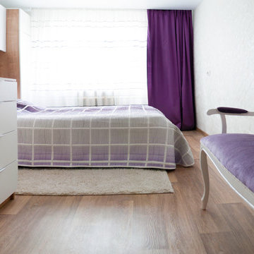 Эклектичная спальня в современной стилистике
