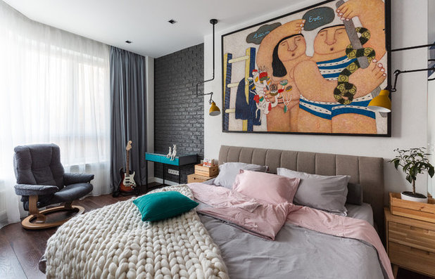 Contemporary Bedroom by Interior designers Pavel and Svetlana Alekseeva