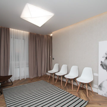 Спальня в 3х-комнатной квартире | 70м2 в ЖК Европейский