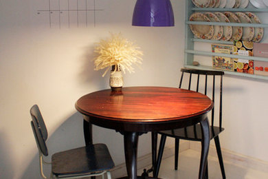 Стильный дизайн: столовая в стиле ретро - последний тренд