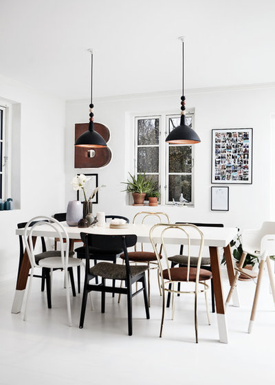 Midcentury Dining Room by Mia Mortensen Photography