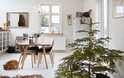 Houzz Дания: Сканди-шик —новогодний декор из природных материалов