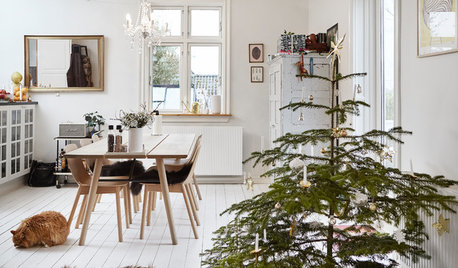 Houzz Дания: Сканди-шик —новогодний декор из природных материалов