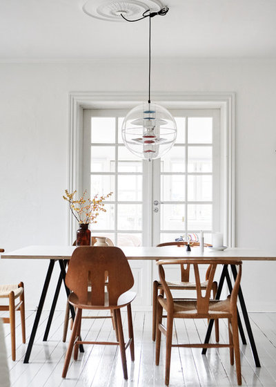 Scandinavian Dining Room by Mia Mortensen Photography