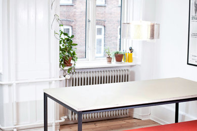 T-stål spisebord | T-frame dining table