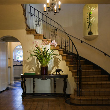 1928 Spanish Revival Los Angeles Staircase Remodel