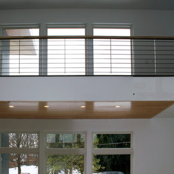 20_Minimalist Stair System in Modern Home, Fairfax, Virginia 22030