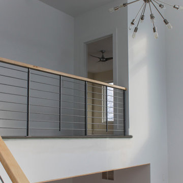 20_Minimalist Stair System in Modern Home, Fairfax, Virginia 22030