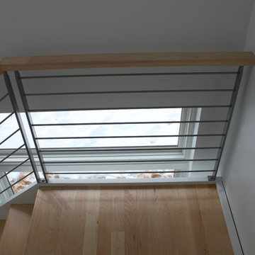 20_Minimalist Stair System in Modern Home, Fairfax, Virginia 22030