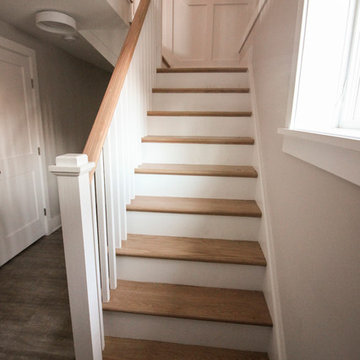 29_Beautiful Oak & White Staircase in Inviting and Quaint Home, Arlington VA 222