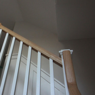 29_Beautiful Oak & White Staircase in Inviting and Quaint Home, Arlington VA 222