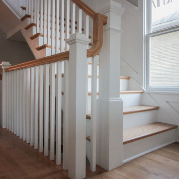 29_Beautiful Oak & White Staircase in Inviting and Quaint Home, Arlington VA 222