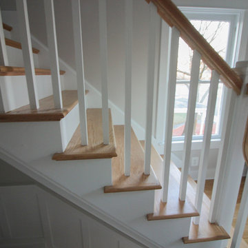 29_Beautiful Oak & White Staircase in Inviting and Quaint Home, Arlington VA 222