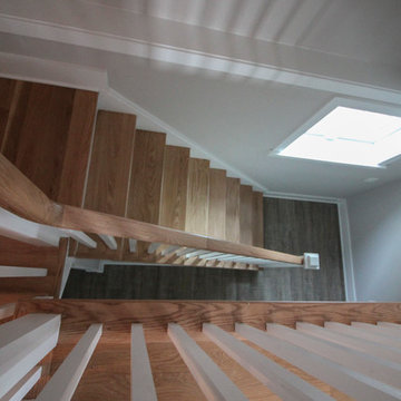 29_Beautiful Oak & White Staircase in Inviting and Quaint Home, Arlington VA 222