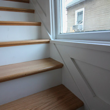 29_Beautiful Oak & White Staircase in Inviting and Quaint Home, Arlington VA 222