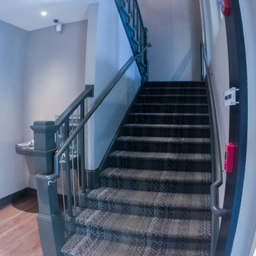 30_Industrial Style Staircase in Renovated Community Clubhouse, Arlington VA 222
