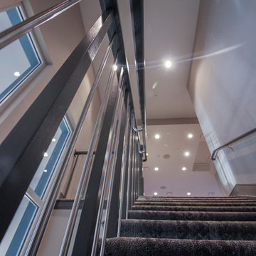 30_Industrial Style Staircase in Renovated Community Clubhouse, Arlington VA 222